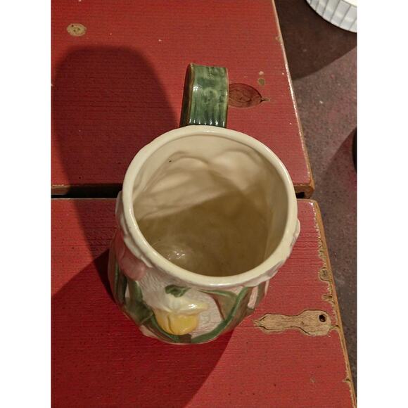 Fitz and Floyd OCI Tulip Mug Vintage 1993 Handpainted Earthenware - Picture 5 of 6